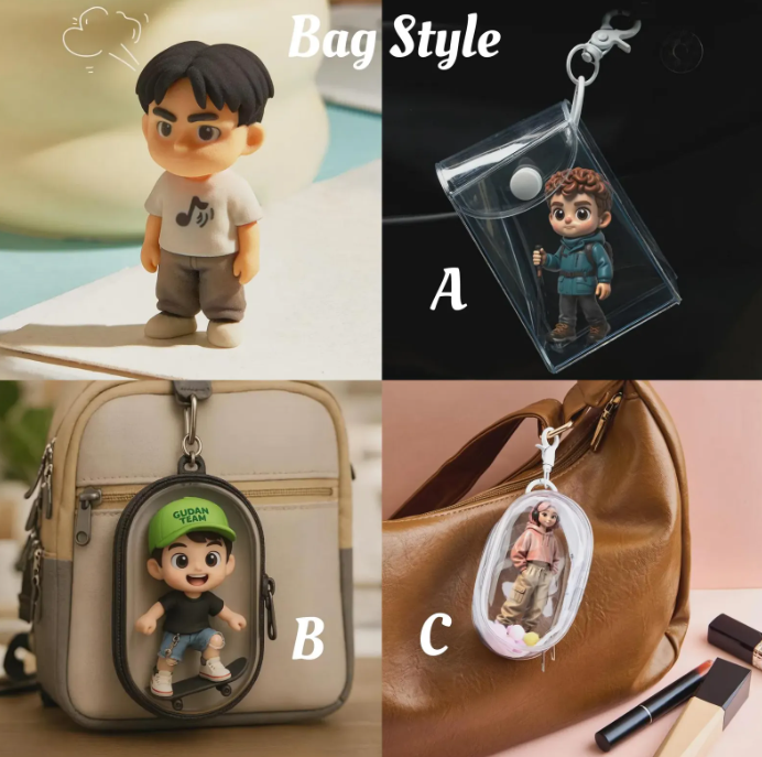 Custom 3D Mini Figure from Photo – Personalized Action Figure Toy,  Couples, Family, Anniversary, Birthday Keepsake