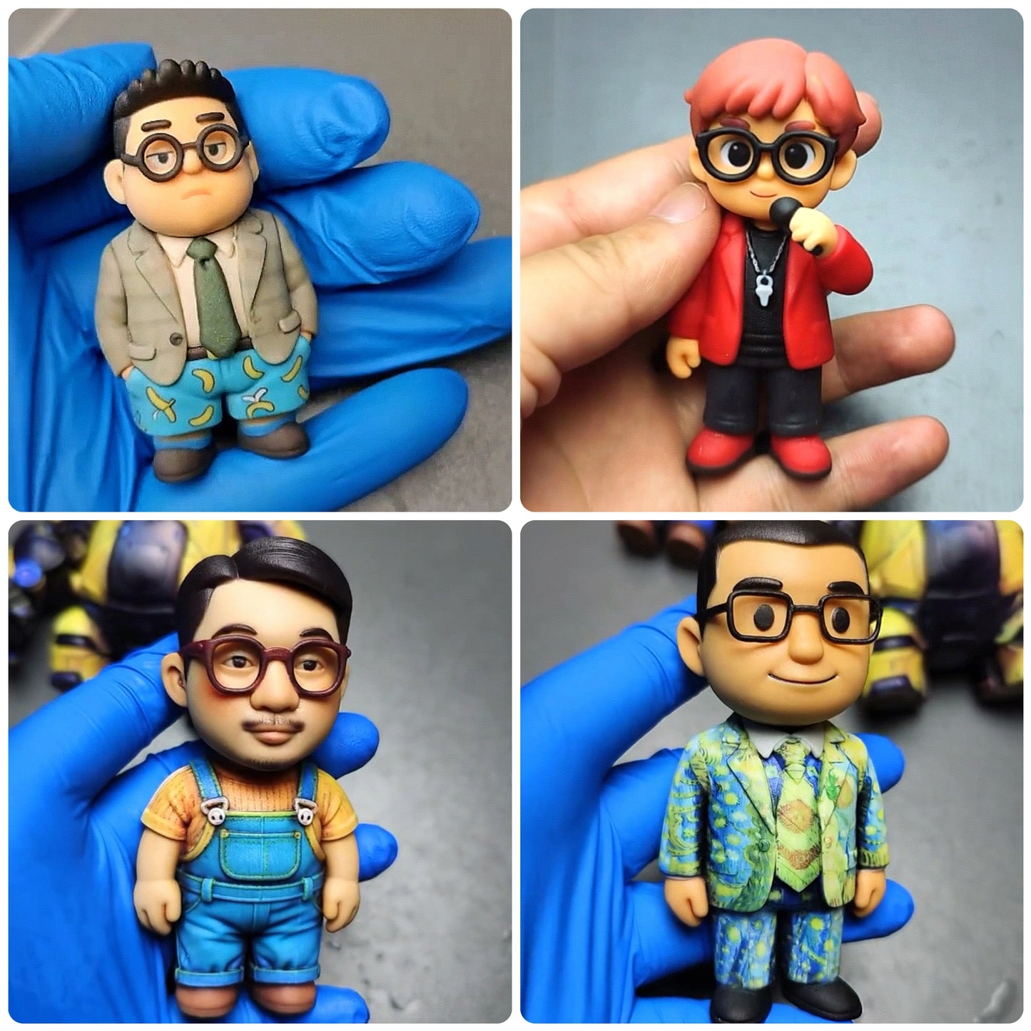 Custom 3D Mini Figure from Photo – Personalized Action Figure Toy,  Couples, Family, Anniversary, Birthday Keepsake